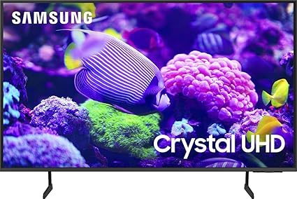 SAMSUNG 85-Inch Class Crystal UHD 4K DU7200 Series HDR Smart TV w/Object Tracking Sound Lite, PurColor, Motion Xcelerator, Mega Contrast, Q-Symphony (UN85DU7200, 2024 Model)