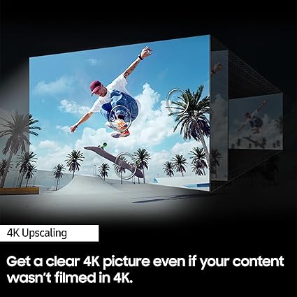 SAMSUNG 85-Inch Class Crystal UHD 4K DU7200 Series HDR Smart TV w/Object Tracking Sound Lite, PurColor, Motion Xcelerator, Mega Contrast, Q-Symphony (UN85DU7200, 2024 Model)